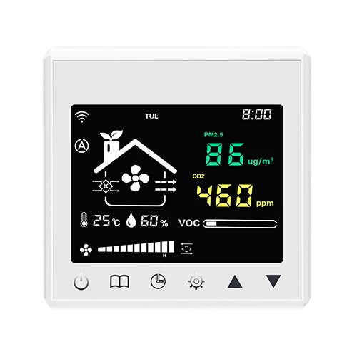 Factory Direct Sales With CO2 Detection Heat Recovery Ventilation System Air Quality Controller