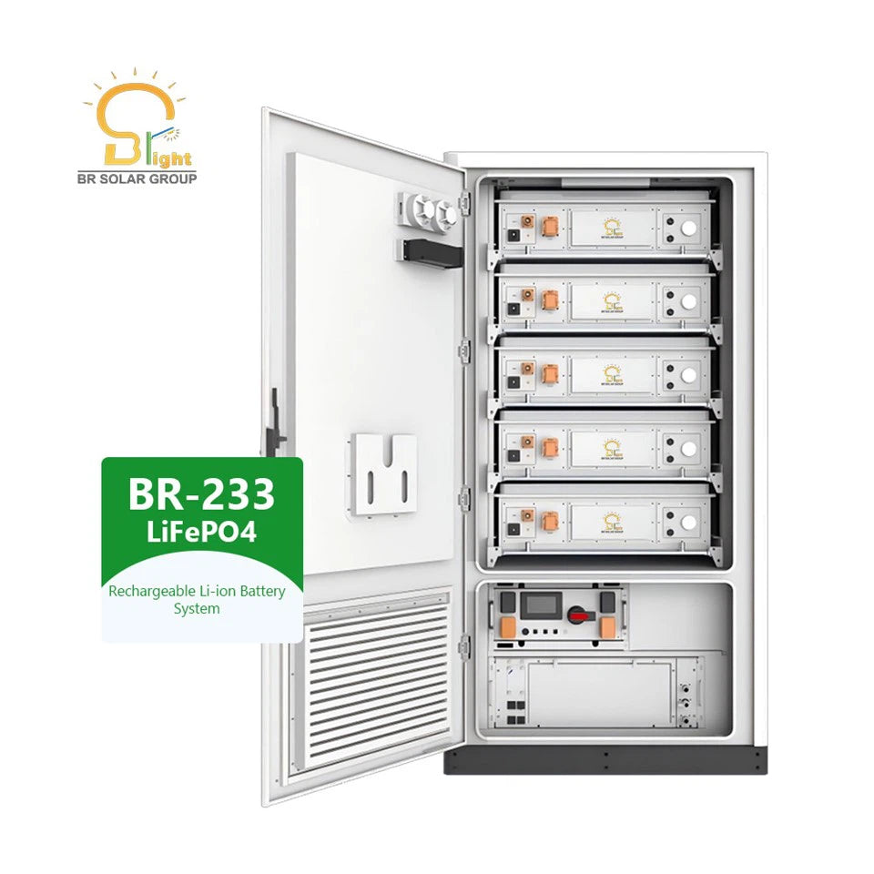 BR 233KWH Rechargeable LifePO4 Battery System